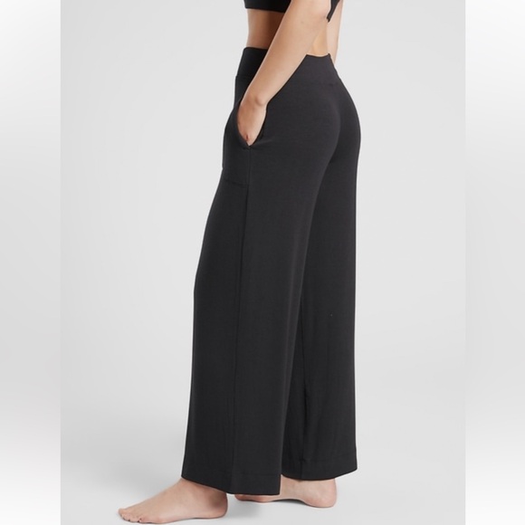 Athleta Well Rested Rib Sleep Wide Leg Pants - Picture 2 of 7